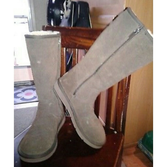 AUTH UGG AUSTRALIA SUNSET ZIPPER BOOTS*WOM SIZE 5 - Picture 2 of 8